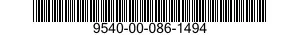 9540-00-086-1494 ANGLE,STRUCTURAL 9540000861494 000861494