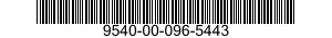 9540-00-096-5443  9540000965443 000965443