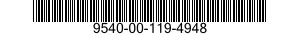 9540-00-119-4948  9540001194948 001194948