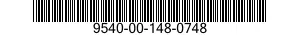 9540-00-148-0748  9540001480748 001480748