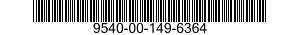 9540-00-149-6364  9540001496364 001496364