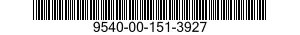 9540-00-151-3927 ANGLE,STRUCTURAL 9540001513927 001513927