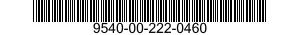 9540-00-222-0460  9540002220460 002220460