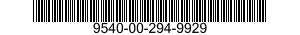9540-00-294-9929  9540002949929 002949929