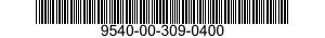 9540-00-309-0400  9540003090400 003090400