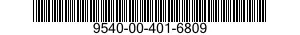 9540-00-401-6809  9540004016809 004016809
