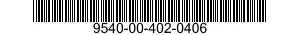 9540-00-402-0406  9540004020406 004020406