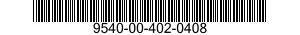 9540-00-402-0408  9540004020408 004020408