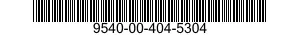 9540-00-404-5304  9540004045304 004045304