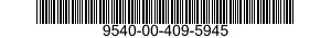 9540-00-409-5945  9540004095945 004095945