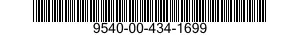 9540-00-434-1699  9540004341699 004341699