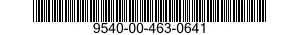 9540-00-463-0641  9540004630641 004630641