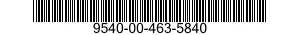 9540-00-463-5840  9540004635840 004635840