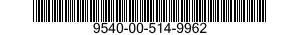 9540-00-514-9962  9540005149962 005149962