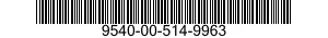 9540-00-514-9963  9540005149963 005149963