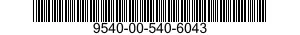 9540-00-540-6043  9540005406043 005406043