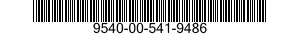 9540-00-541-9486  9540005419486 005419486