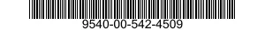 9540-00-542-4509  9540005424509 005424509