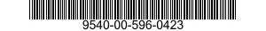 9540-00-596-0423  9540005960423 005960423