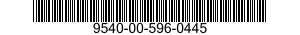 9540-00-596-0445  9540005960445 005960445