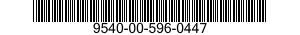 9540-00-596-0447  9540005960447 005960447