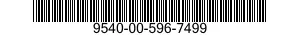 9540-00-596-7499  9540005967499 005967499