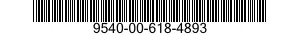 9540-00-618-4893  9540006184893 006184893