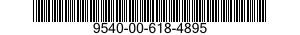 9540-00-618-4895  9540006184895 006184895