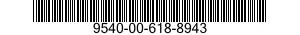9540-00-618-8943  9540006188943 006188943