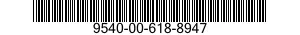 9540-00-618-8947  9540006188947 006188947