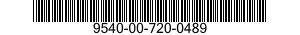 9540-00-720-0489  9540007200489 007200489