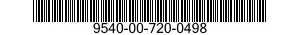 9540-00-720-0498  9540007200498 007200498