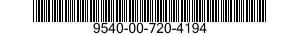 9540-00-720-4194  9540007204194 007204194