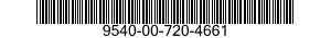 9540-00-720-4661  9540007204661 007204661