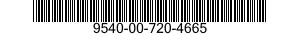 9540-00-720-4665  9540007204665 007204665