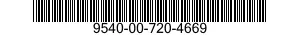9540-00-720-4669  9540007204669 007204669
