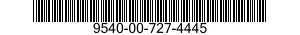 9540-00-727-4445  9540007274445 007274445