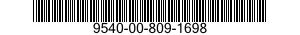 9540-00-809-1698  9540008091698 008091698