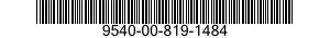 9540-00-819-1484  9540008191484 008191484
