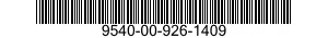 9540-00-926-1409  9540009261409 009261409