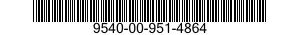 9540-00-951-4864  9540009514864 009514864