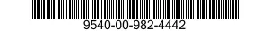 9540-00-982-4442  9540009824442 009824442