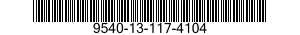 9540-13-117-4104 CHANNEL,STRUCTURAL 9540131174104 131174104