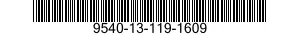 9540-13-119-1609 STRUCTURAL SECTION,SPECIAL SHAPED 9540131191609 131191609