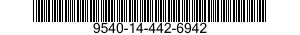 9540-14-442-6942 STRUCTURAL SECTION,SPECIAL SHAPED 9540144426942 144426942