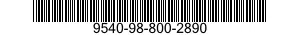 9540-98-800-2890 STRUCTURAL SECTION,SPECIAL SHAPED 9540988002890 988002890