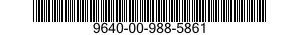 9640-00-988-5861  9640009885861 009885861