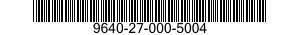 9640-27-000-5004 ROUND,METAL 9640270005004 270005004