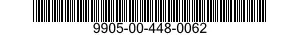 9905-00-448-0062 PLATE,IDENTIFICATION 9905004480062 004480062