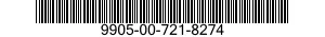 9905-00-721-8274 SIGN,TRAFFIC 9905007218274 007218274
